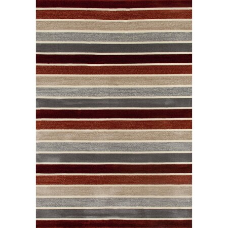 Standalone 8 X 11 Ft. Troy Collection Mainline Woven Area Rug, Red ST323325